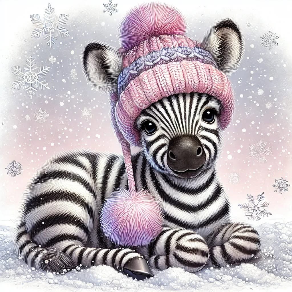 Winter Zebra