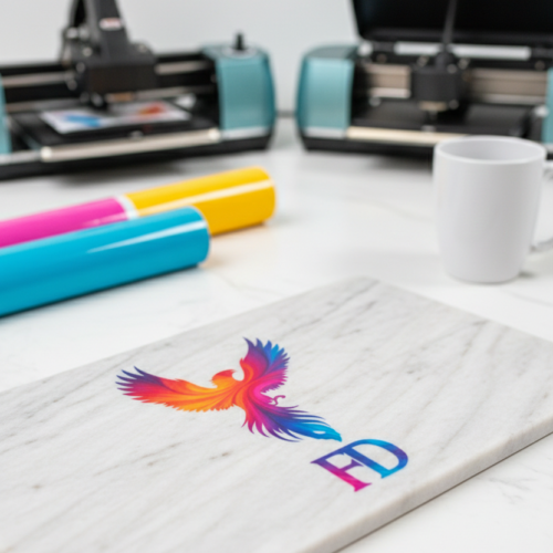 80s Rewind Custom Tumbler Graphic * Neon Nostalgia Photo Frame