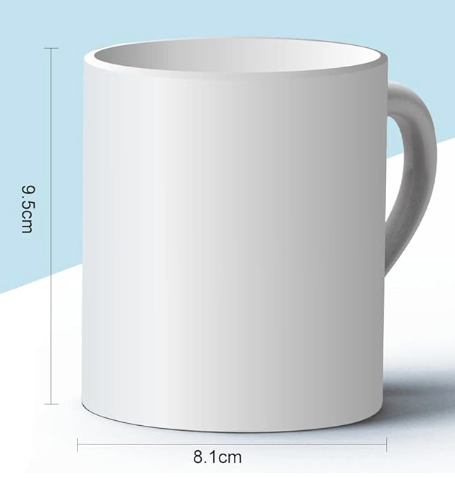 Classic Ceramic Coffee Mug: 11oz Blank