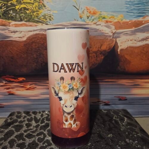 Custom Personalized 20oz Skinny Tumbler – Straight Side Series