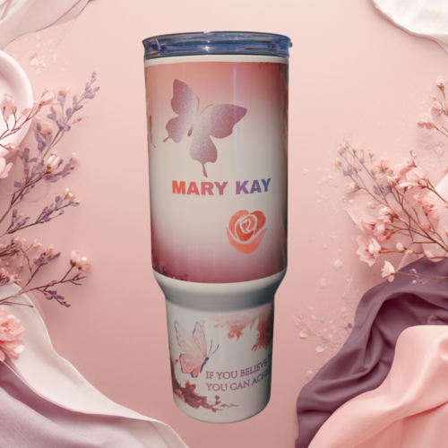 Custom Personalized 40oz Insulated Tumbler with Handle – Signature Design Series